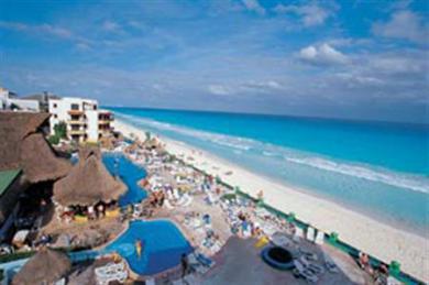 Hôtel El Pueblito Beach à Cancún Extérieur photo